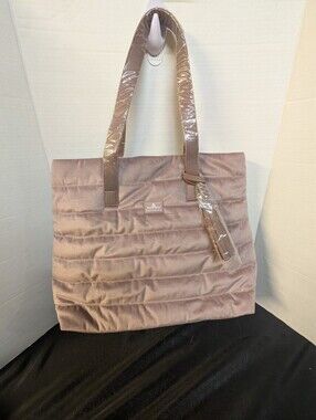 New Benjamin Moore Paint Cinnamon Slate  Large Tote Quilted Velvet Bag